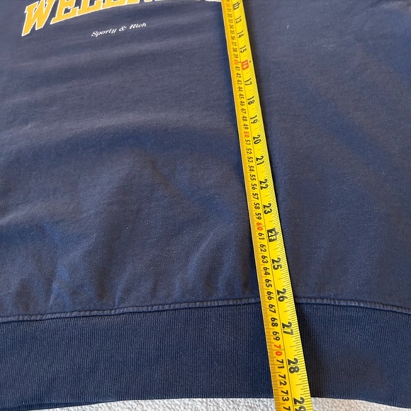 Sporty & Rich Navy Crewneck XL - Picture 8 of 8